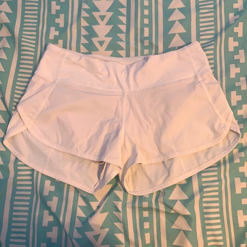 Lululemon white shorts